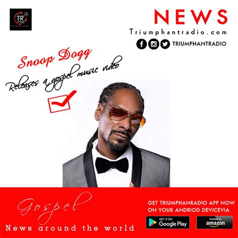 NEWS/Music: Snoop Dogg Releases First Music Video for Gospel Album - Triumphant Radio