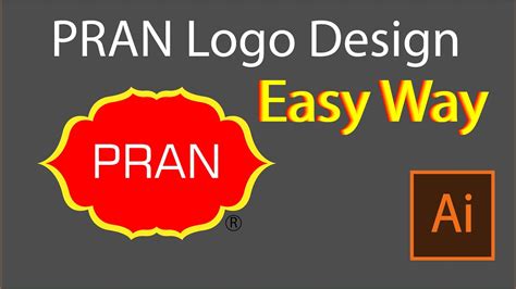 Pran Logo Design In Illustrator | pran Logo Create In Illustrator ...