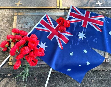 Flags for ANZAC Day - Northern Cemeteries