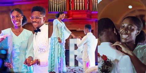 Moses Bliss proposes to long time Ghanaian girlfriend