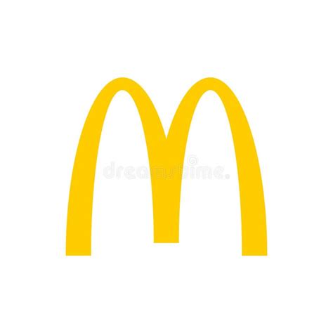 Mcdonalds Logo Editorial Illustrative on White Background Editorial ...