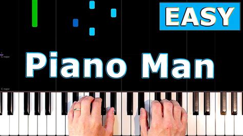 Billy Joel - Piano Man - EASY Piano Tutorial - [Sheet Music] Acordes ...