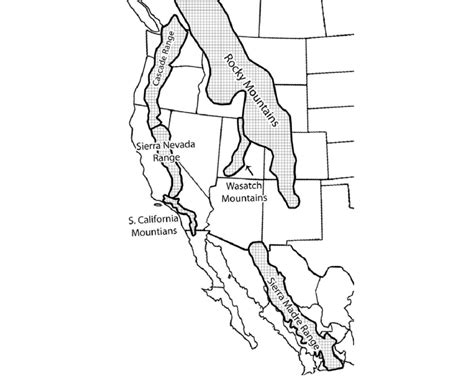 Map of the major North American mountain ranges (the North American... | Download Scientific Diagram