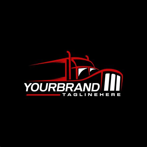Trucking logo design branding 588903 Vector Art at Vecteezy