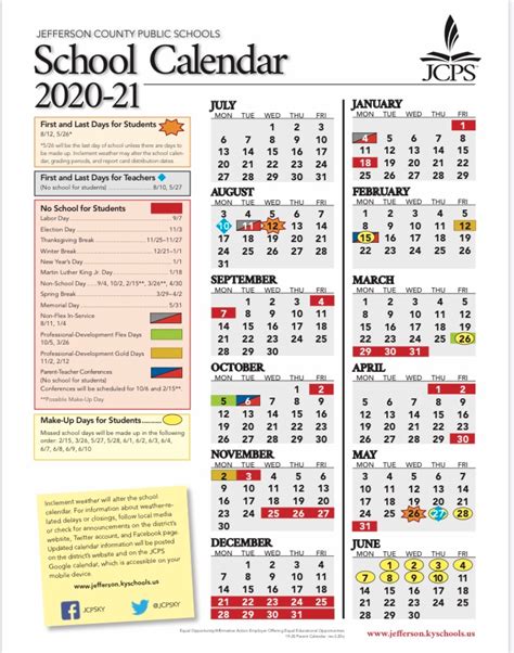 Jcps Printable Calendar