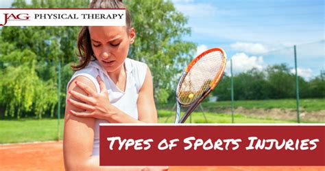 Types of Sports Injuries | JAG PT in NY, NJ, & PA