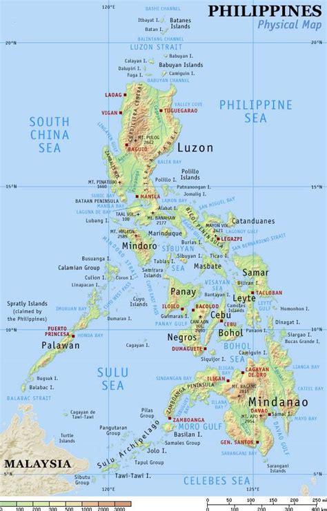 Carte des Philippines - Plusieurs cartes du pays en Asie