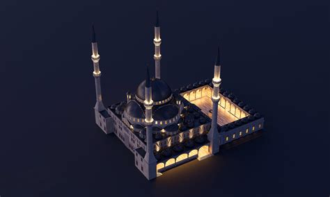 3d mosque model