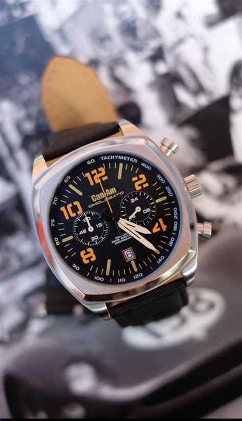 Can Am OMOLOGATO Chronograph. | Watches for men, Watches, Vintage rolex