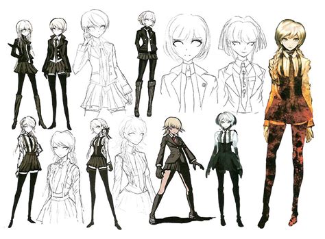 Kyoko Kirigiri Early Concept Art - Danganronpa: Trigger Happy Havoc Art ...