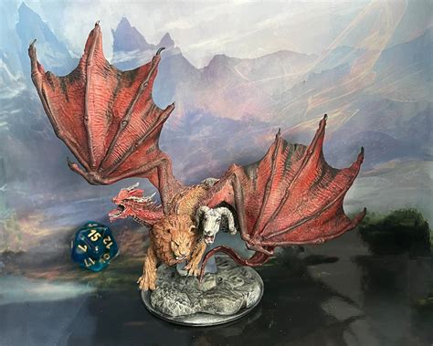 Pro-painted Chimera Monster Miniature Hand Painted Dnd - Etsy