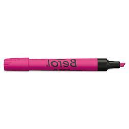 Berol Chisel Tip Highlighters, Pink, Box of 12