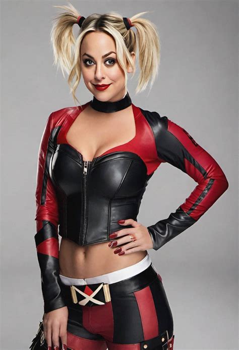 Kaley Cuoco as Harley Quinn by Shrekinator1991 on DeviantArt