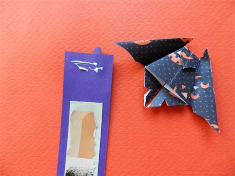 How to Make an Origami Bat Bookmark for Halloween - Holidappy