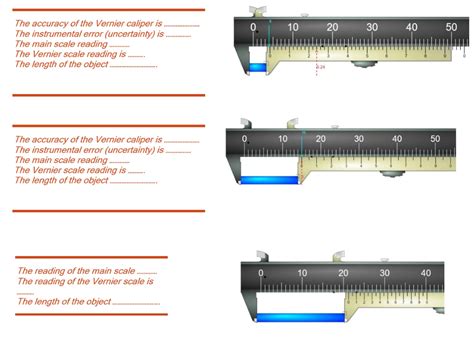 Solved The accuracy of the Vernier caliper is The | Chegg.com