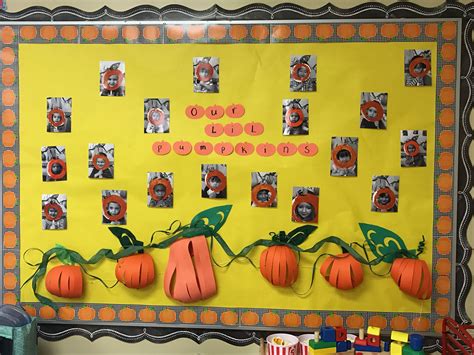 Pumpkin patch bulletin board | Halloween bulletin boards, Bulletin ...