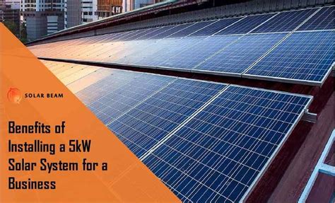 5kW Solar System Benefits for Your Business | Top Solar Quote