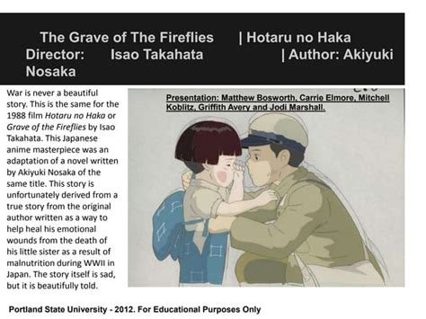 The grave of the fireflies 2.1 | PPT