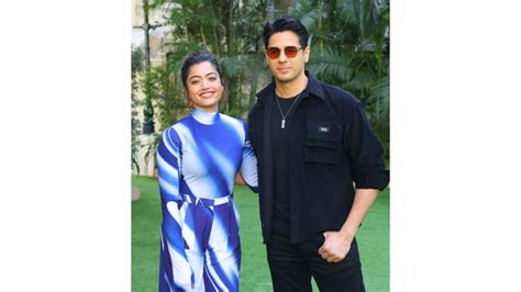 Rashmika Mandanna, Sidharth Malhotra Kickstart Promotions Of 'Mission Majnu' In Style | See Pics