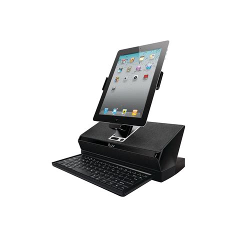 iLUV THE WORKSTATION iPAD iPOD iPHONE MOBILE DOCKING STATION KEYBOARD AUDIO DOCK | eBay