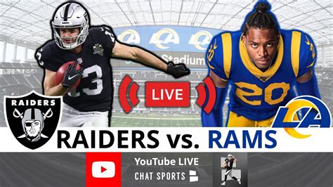 Raiders vs Rams Live Streaming Scoreboard, Free Play-By-Play ...