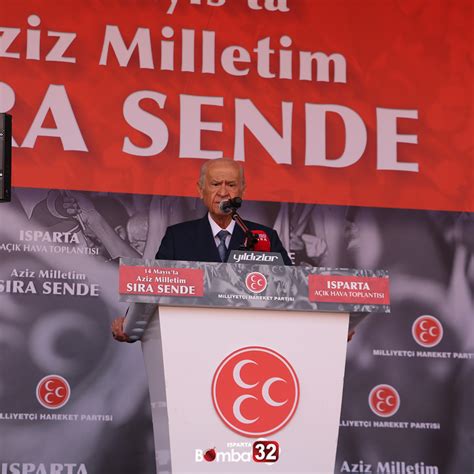 MHP Lideri Devlet Bahçeli Isparta'da