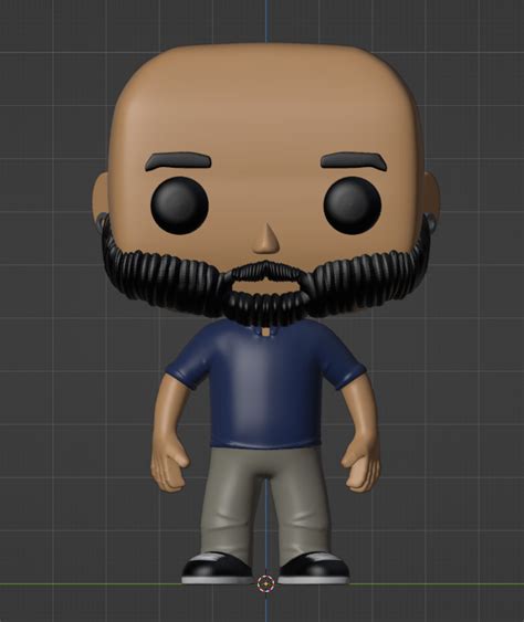 Archivo STL CUSTOM Funko - Tipo Barba・Modelo para descargar y imprimir ...