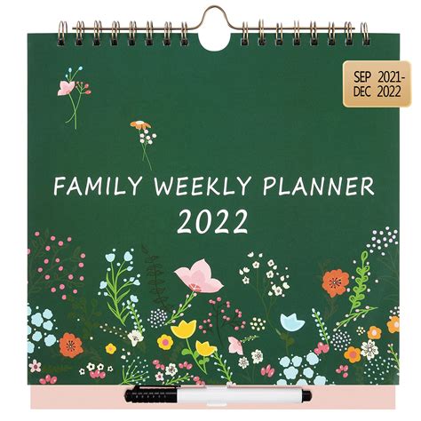 Buy PANSIBY Family Weekly Planner 2021 2022. Family 2021-2022 Runs Sep'21 - Dec'22. Wall with 6 ...