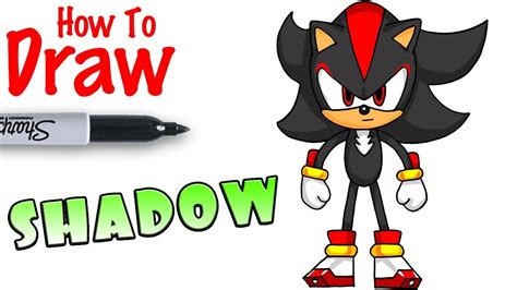 Shadow The Hedgehog Drawing For Kids - dreamswhites