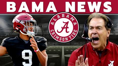 GREAT NEWS! ALABAMA CRIMSON TIDE FOOTBALL NEWS TODAY! NCAA FOOTBALL ...