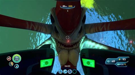 Subnautica Reaper Leviathan attack - YouTube