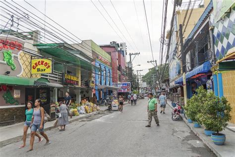 Angeles City Red Light District Philippines Editorial Photo - Image of asia, walking: 30880076