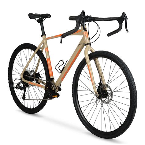 Hyper 700c Gravel Road Bike, Unisex, Aluminum frame, Tan Gloss | Walmart Canada