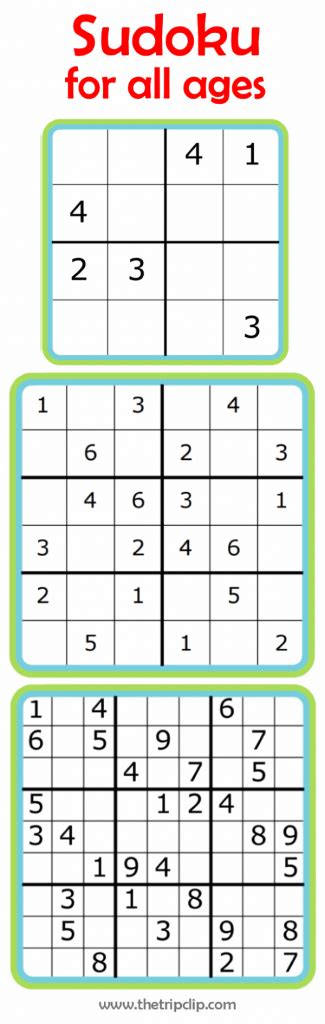 Easy Sudoku For Kids - 4X4, 6X6, 9X9 | Printable Sudoku 6 X 6 Pdf - Printable Sudoku Free