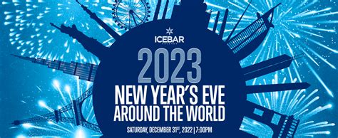 2023 New Year’s Eve Around the World at ICEBAR Orlando! - ICEBAR Orlando