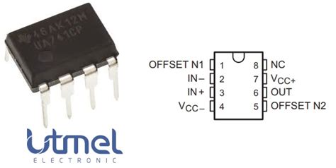 UA741CP Operational Amplifier: Pinout, Specification, and Datasheet