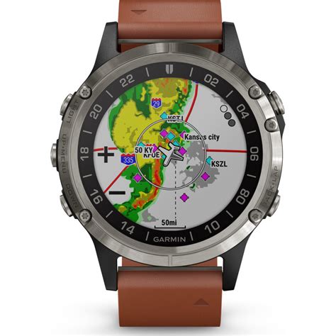 Garmin D2 Delta Aviation GPS Watch | Silver/Brown – Sportique