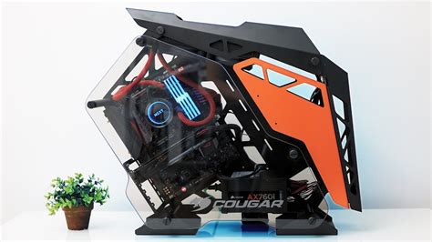 Is Cougar's Conquer the COOLEST Open-Style PC Case Yet? - YouTube