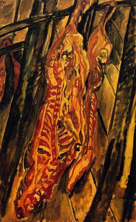 Chaim Soutine, The Beef, c.1920, oil on canvas, 81 x 50 cm. Private ...