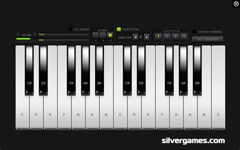 Piano Game - Play Online on SilverGames