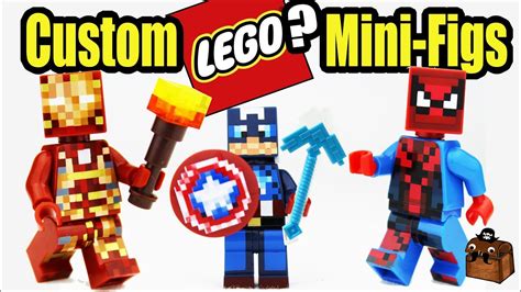 Minecraft LEGO Custom Minifigures 2017 - YouTube