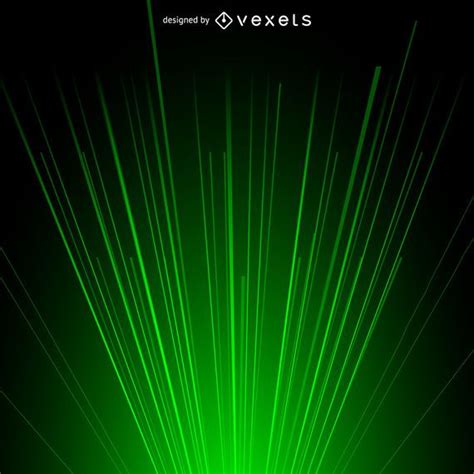 Green Laser Beam Light Background - Vector Download