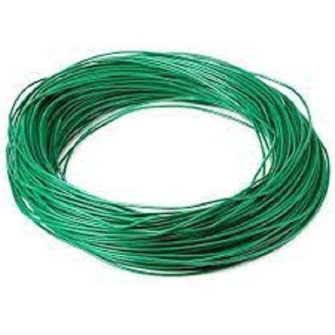 Green Color Pain Pure Copper Pvc Earthing Cable For Domestic And ...