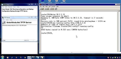 Cisco Router 1941 Running and Start-up configuration Backup through TFTP - YouTube