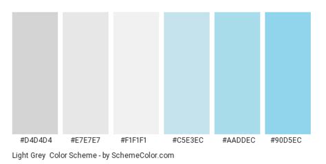 Light Grey & Blue Color Scheme » Blue | Blue color schemes, Color schemes, Grey palette