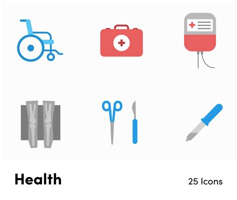 Health Flat Vector Icons S12082104 – Infografolio