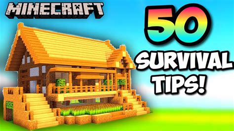 50 EASY Minecraft SURVIVAL TIPS! Ultimate Guide 2019 - Nhịp Sống