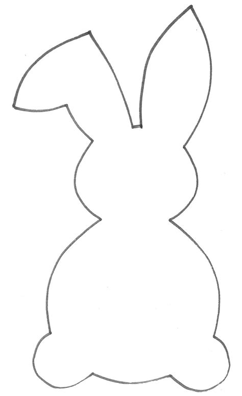 Free Bunny Outline, Download Free Bunny Outline png images, Free ClipArts on Clipart Library