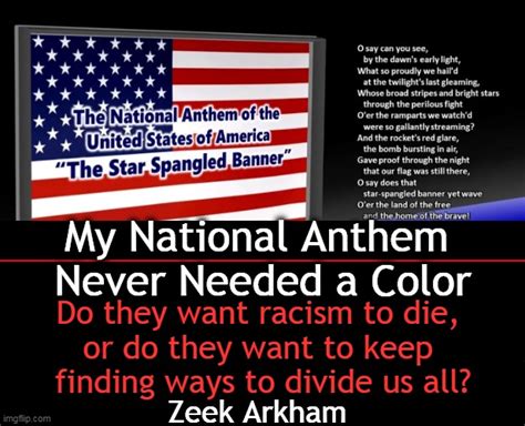 The Black National Anthem Divides Us & Would Be Considered Racist If Replaced With The Word ...