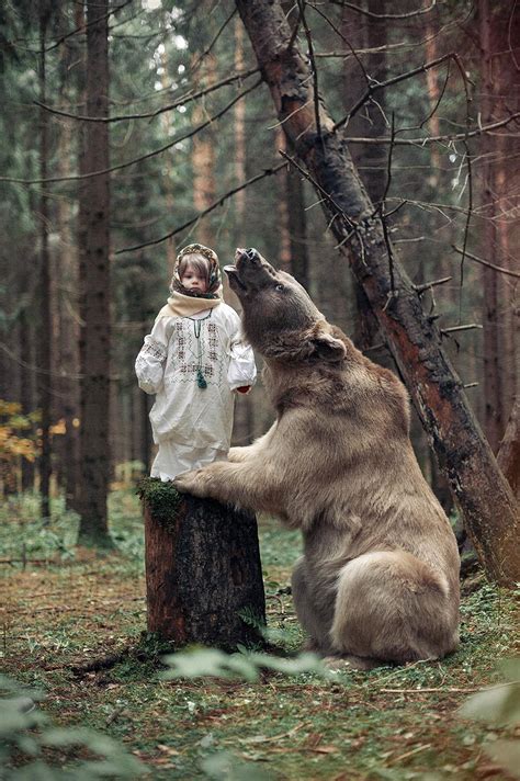 The Russian Photographer Who Shoots Dreamlike Portraits with Real Animals